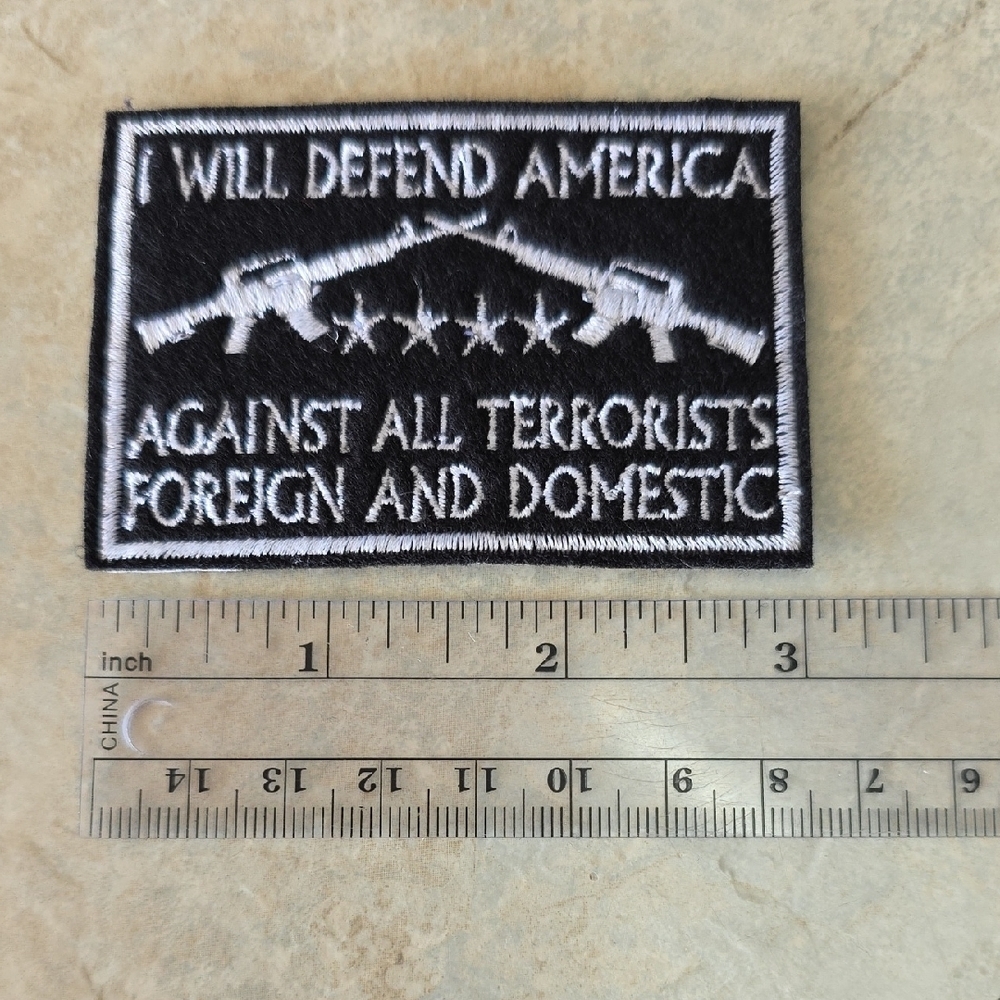I Will Defend America Patch